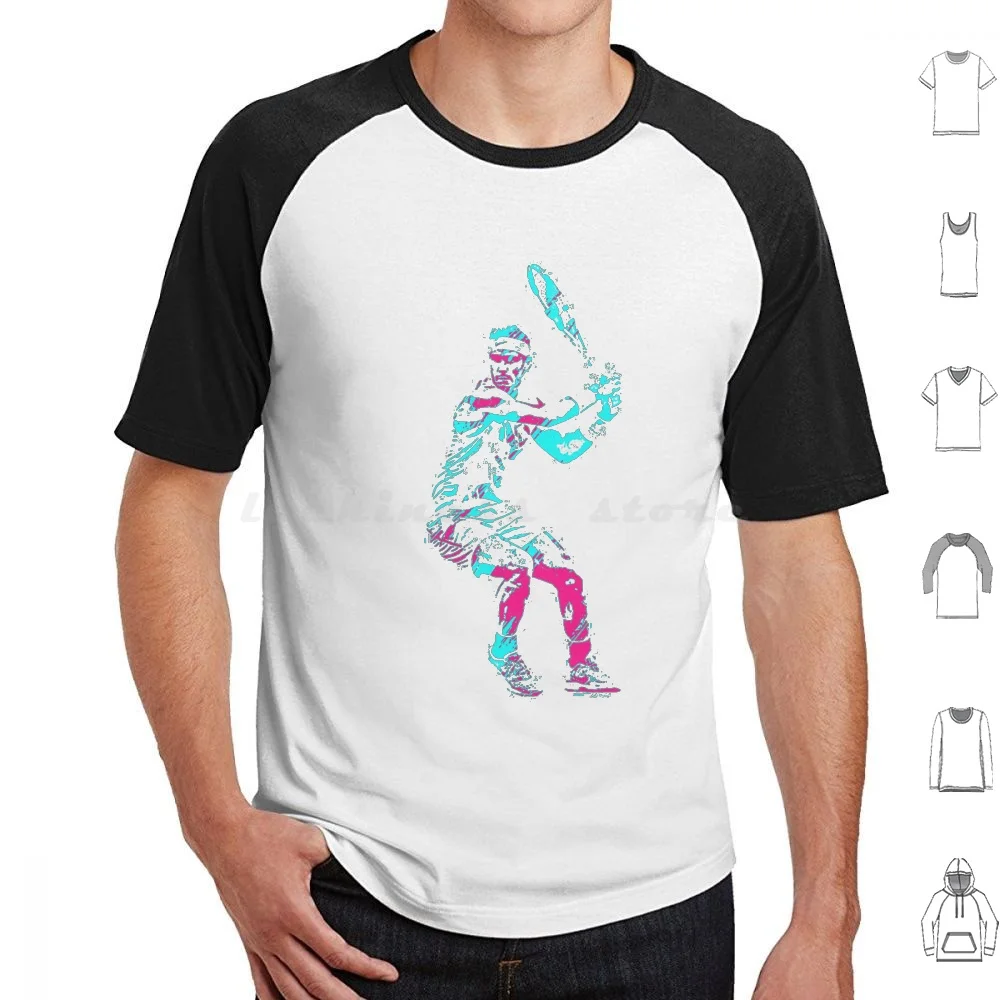 Camiseta con diseño de Rafael Nadal, talla grande, 100% algodón, Rafael Nadal Art, Rafael Nadal Tenis, Nadal Rafa Sport, Rafael Nadal Wallpaper