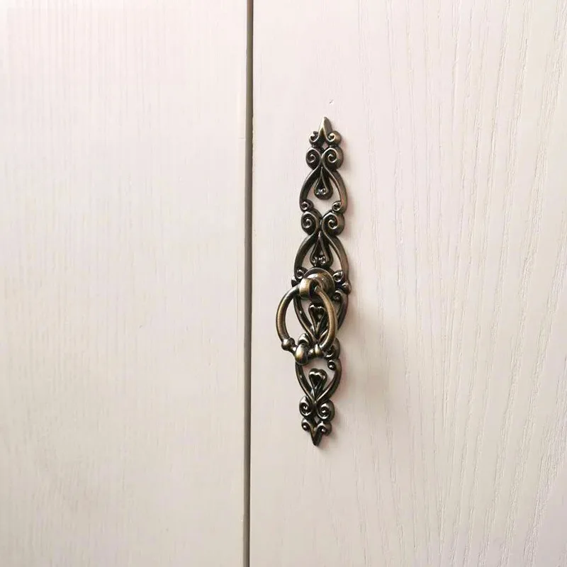 New Chinese Style Handle Furniture Hardware Accessories Single Hole Antique Wardrobe Wine Cabinet Drawer Decorative Handle