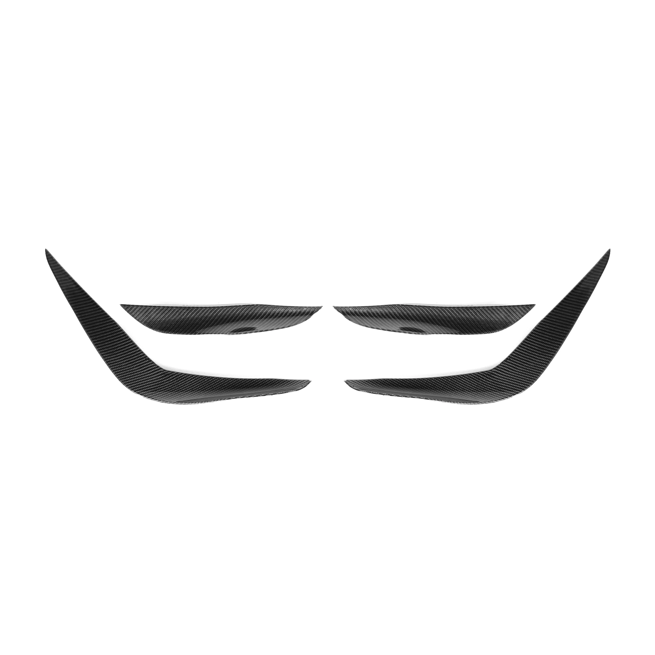 

High Real Carbon Fiber a Style Canards Front Lip Bumper Diffuser Splitters Fit for X5 G05 LCI 2023-IN G05 Front Splitters