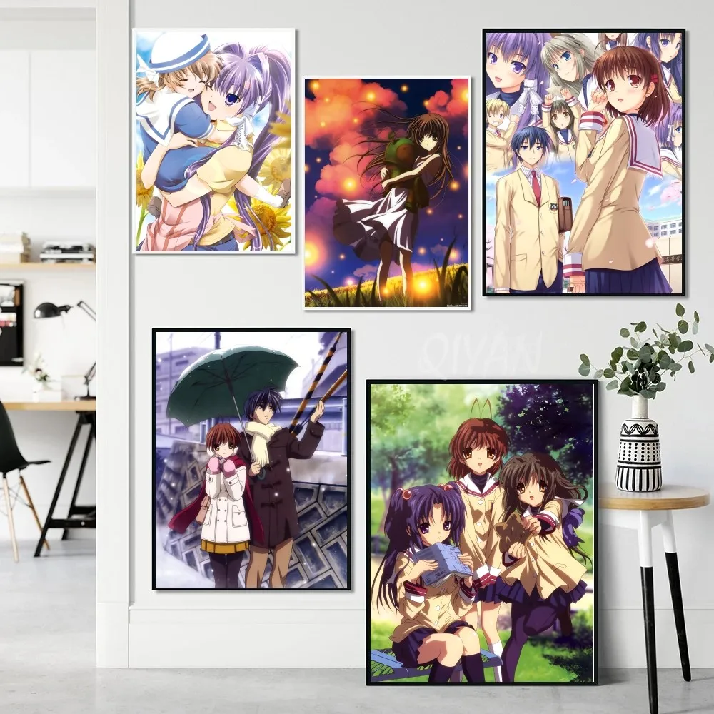 C-CLANNAD Poster Paper Print Home Living Room Bedroom Entrance Bar Cafe Art Painting Decoration