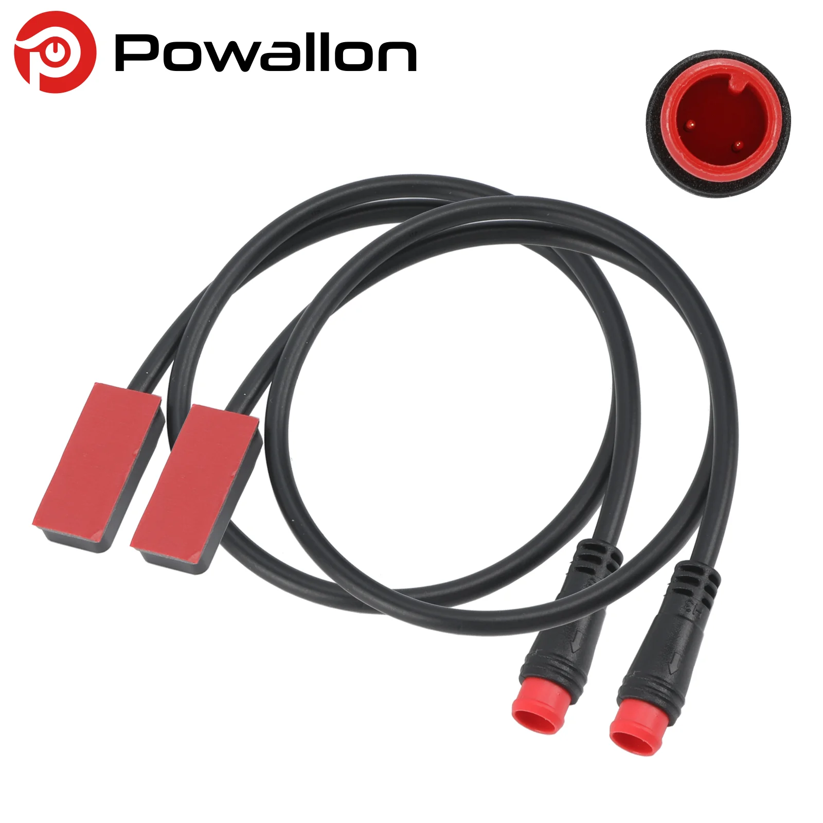 Sensor de freio vermelho de 2 pinos à prova d'água para kit de conversão de ebike hidráulico - acessórios de reequipamento de bicicleta elétrica