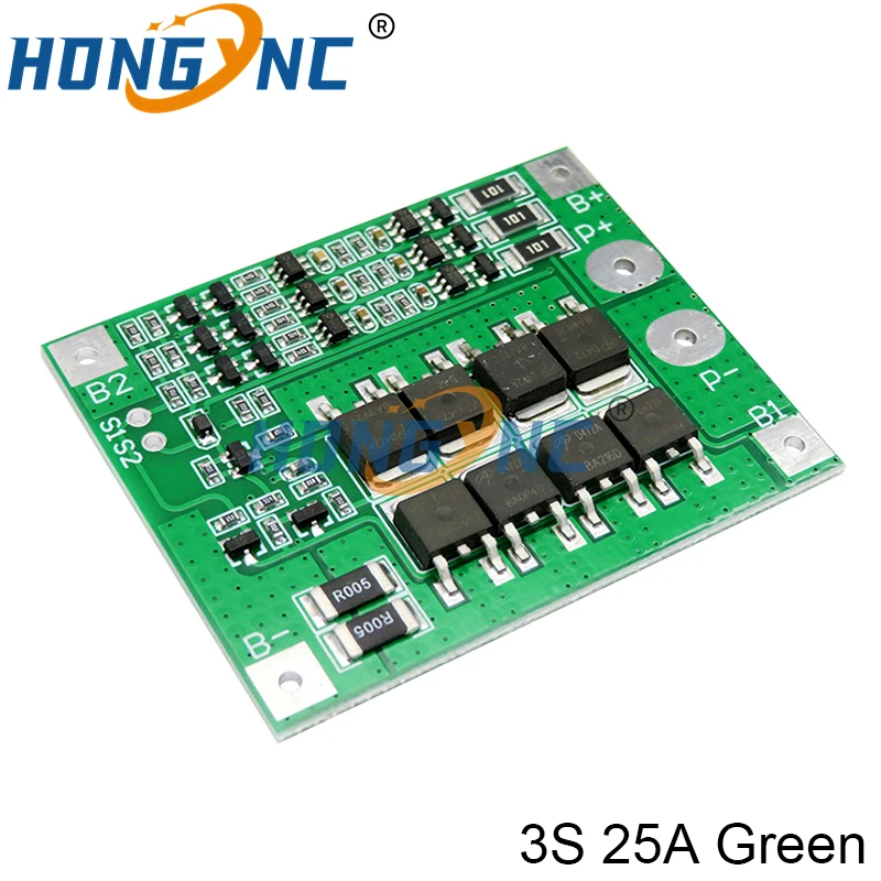 3S 4S 40A 60A Li-ion Lithium Battery Charger Protection Board 18650 BMS For Drill Motor 11.1V 12.6V/14.8V 16.8V Enhance/ Balance