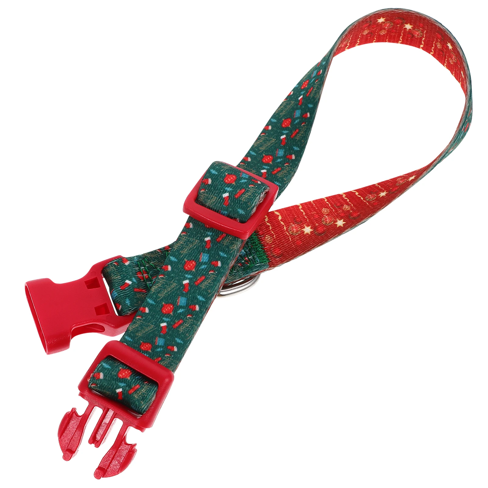 

Christmas Dog Collar Snowman Red M Size Adjustable Lightweight Safe Polyester Pet Decoration for Daily Wear Gatherings Holiday