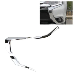 6407A145 3Pcs Car Front Left Chrome Bumper Cover Molding Trim Fit for Mitsubishi Outlander 2016 2017 2018 2019 6407A141 6407A143