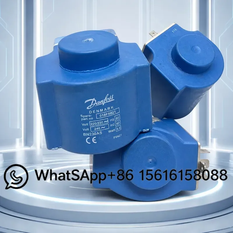 Solenoid Valve Coil AC230V 018F6821 for Danfoss BN240CS Replacement Part 018F6821 Electromagnetic Coil Assembly