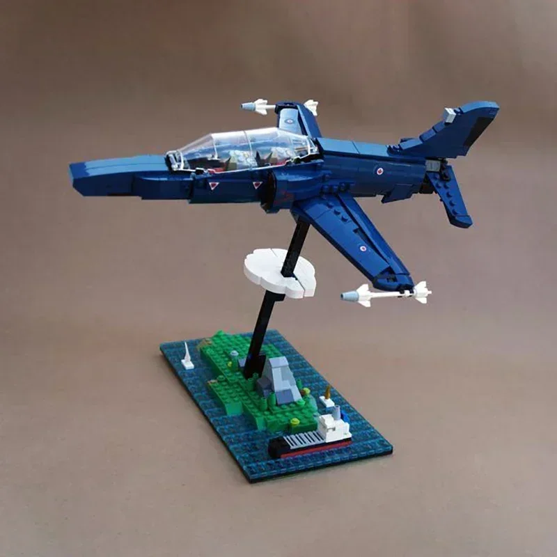 Moc tijolos de construção modelo de aeronave militar CT-155 tecnologia falcão lutador blocos modulares presentes brinquedos de natal conjuntos diy montagem