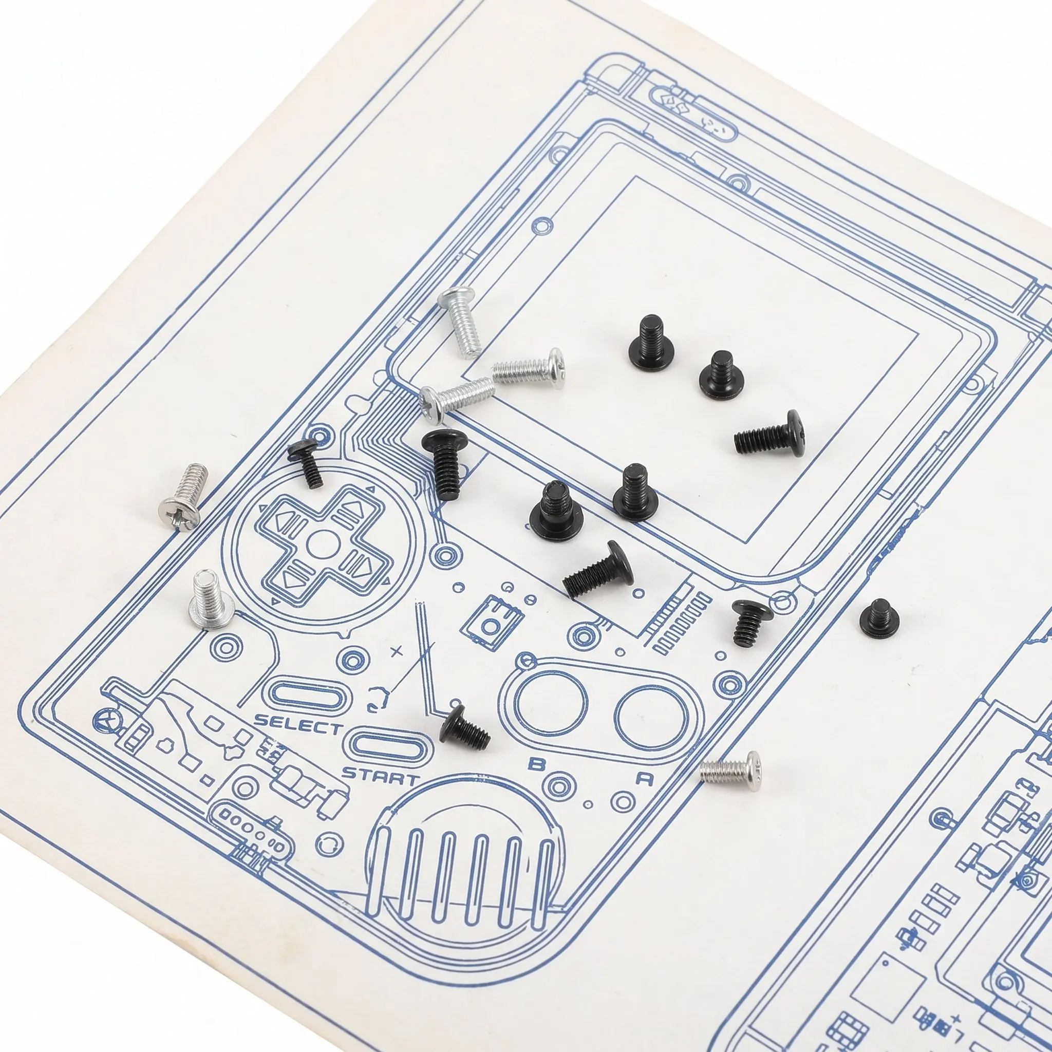 50Pcs Console Screw Kit Host Screw Set Replacement Screws for Switch OLED Gaming Console Repair Disassembly Maintenance Hardware