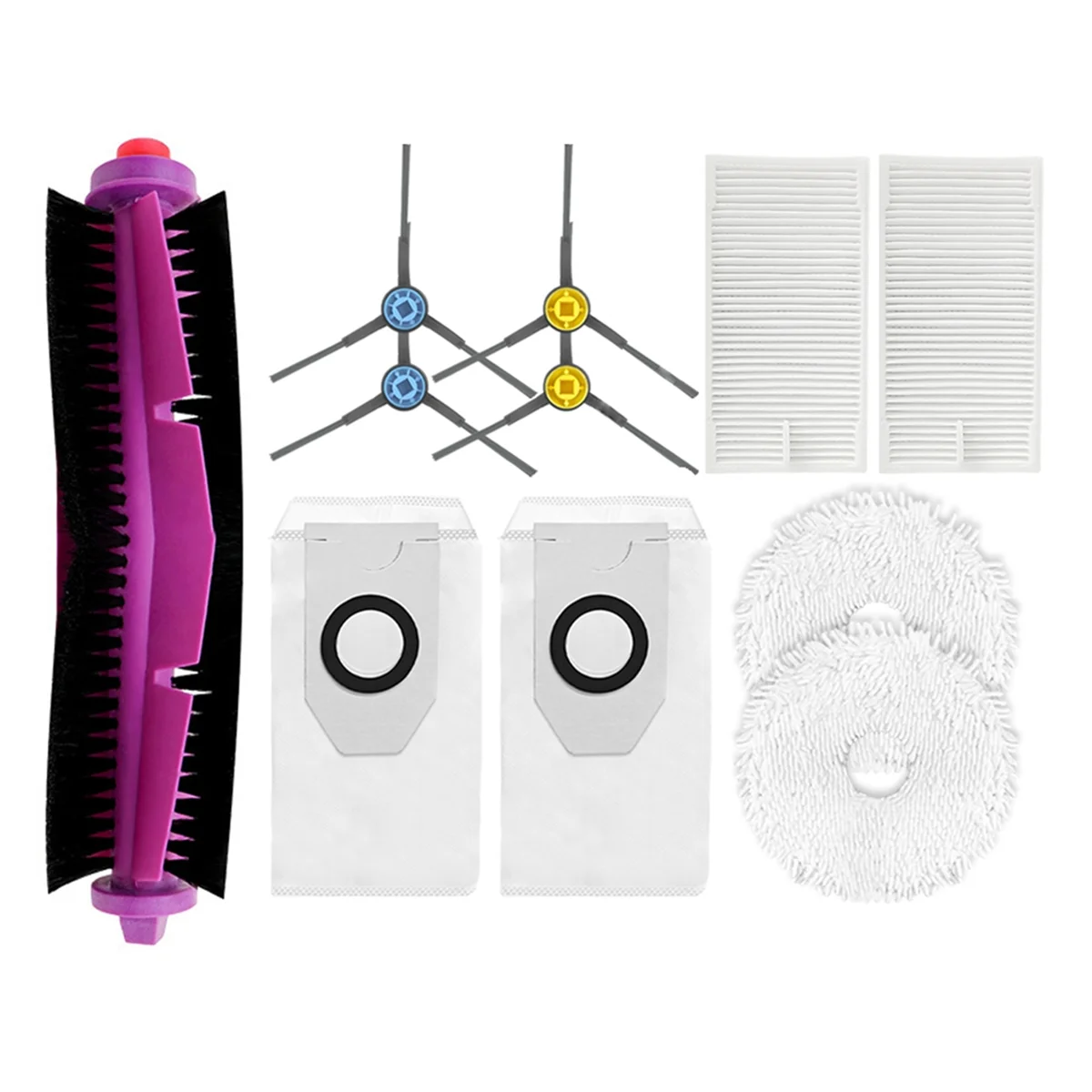 Midea V12 V10 W11 robotlu süpürge aksesuarları temizleme yedek parçalar yedek parçalar ana fırça