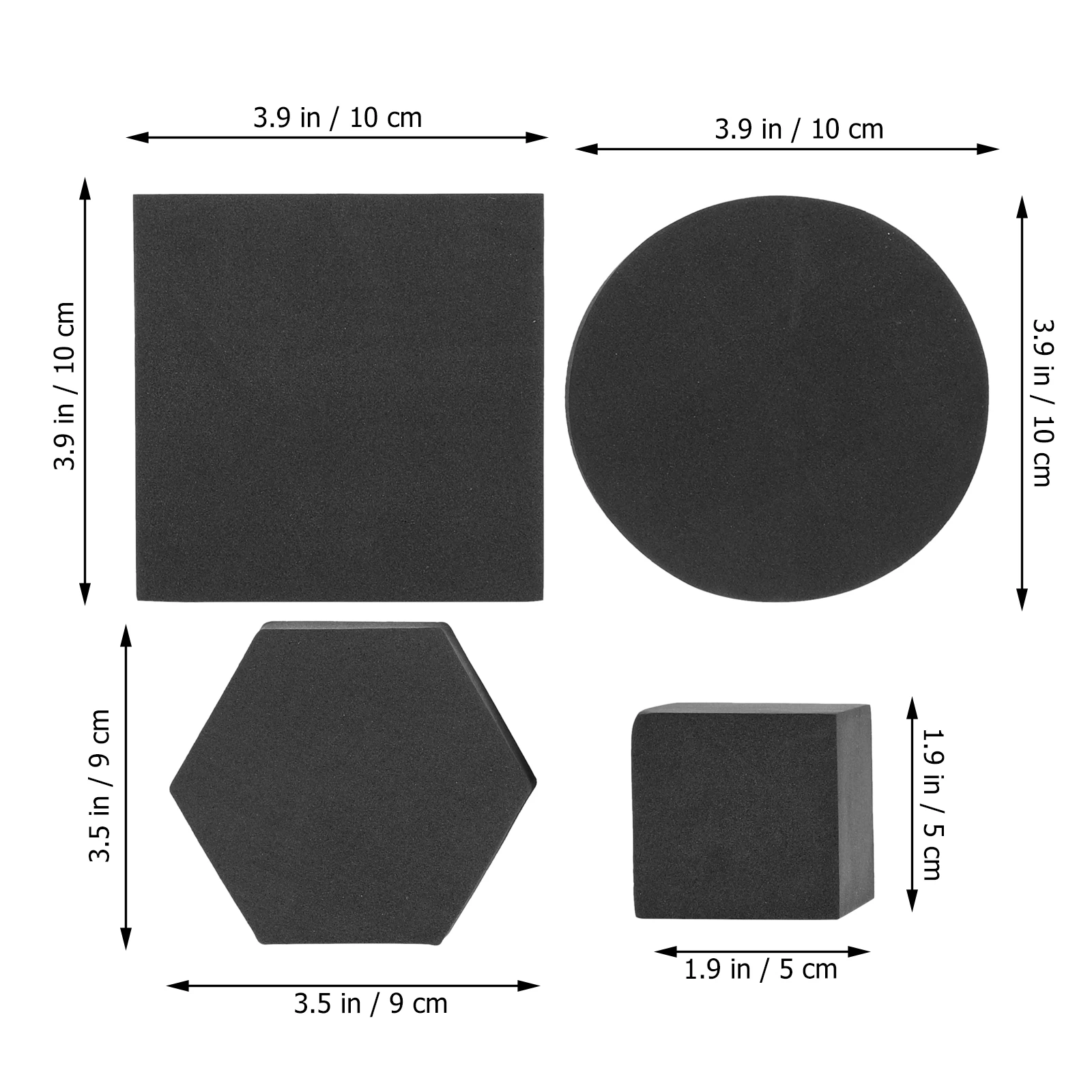 

4pcs Geometry Cube Photo for Cosmetics Jewelry Perfume Product Photography Foams Props Lightweight Portable Indoor Outdoor