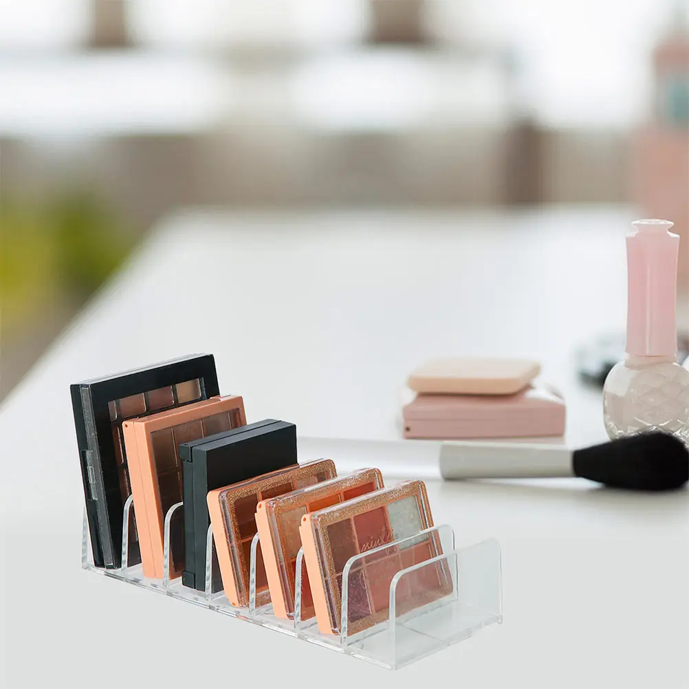 

Rack Acrylic Display Shelf Clear ganizer Multi Grid Transparent Storage Holder Eyeshadow St Household Decorative Style