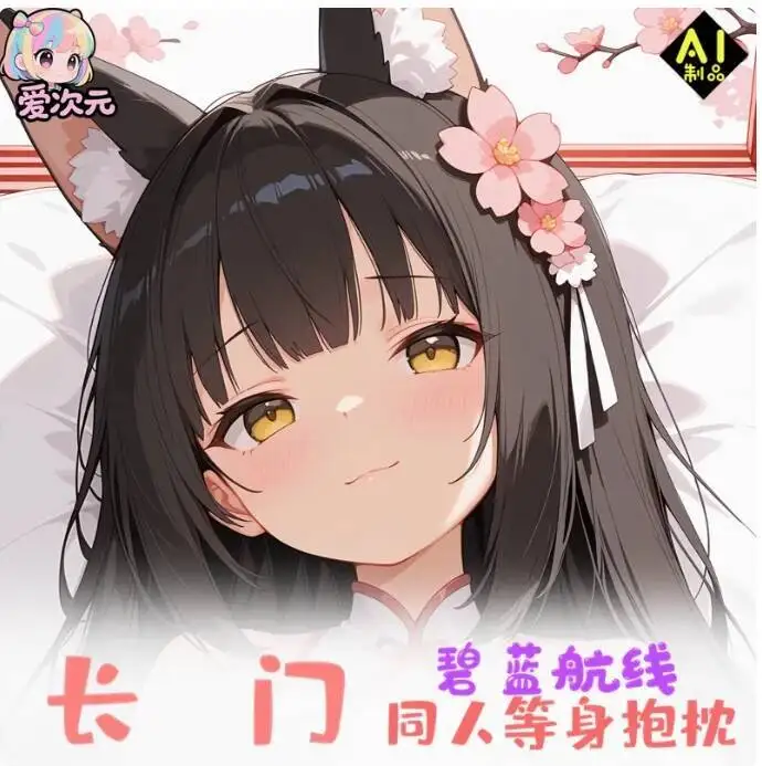 

Japanese Anime Azur Lane IJN Nagato Sexy Dakimakura Hing Body Pillow Case Cover Pillowcase Cushion Bedding Gifts ACY