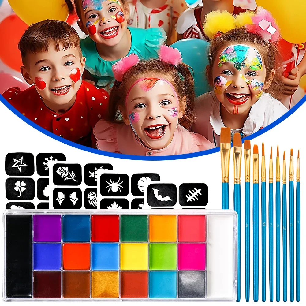 

Oil Paint Kids Face Paint Tool Set Face Paint Kids Washable Paint Wholesale