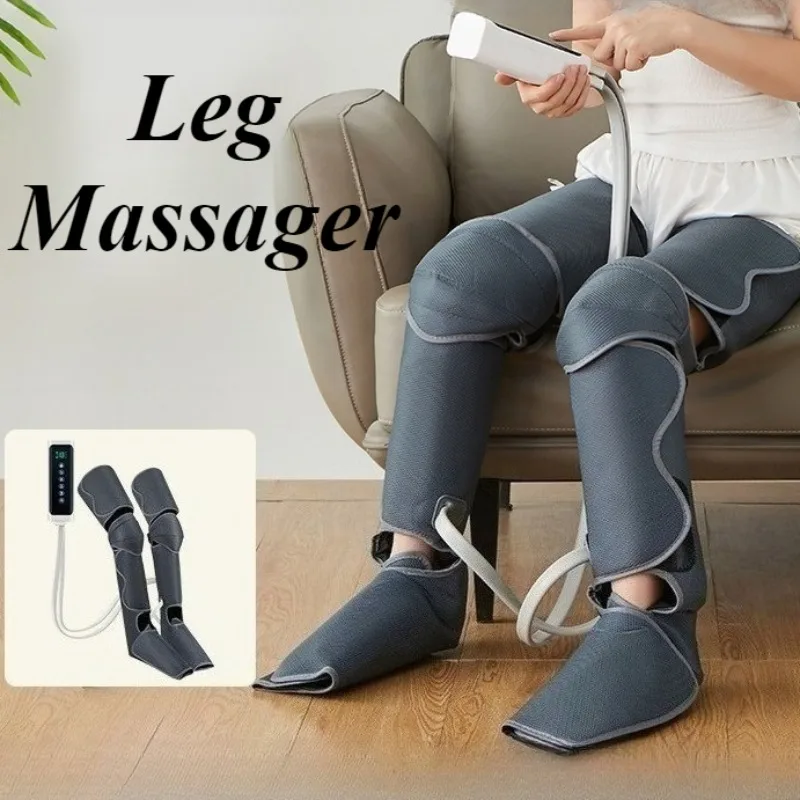 

Массажер для ног под давлением воздуха, электрический теплый массажер для мышц ног, все ботинки, вибрационный массажер для ног, массажеры для икр, грелка для ног