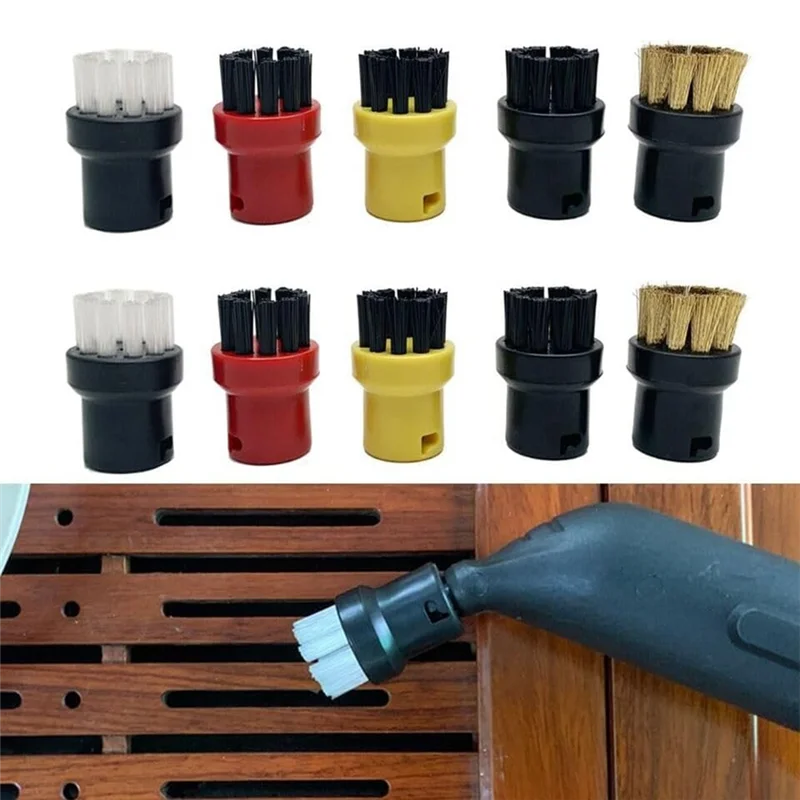 

-A16I щетки насадки для ручной пароварки для Karcher SC1 SC2 SC3 SC4 SC5, запасные части, круглые щетки для пароочистителя