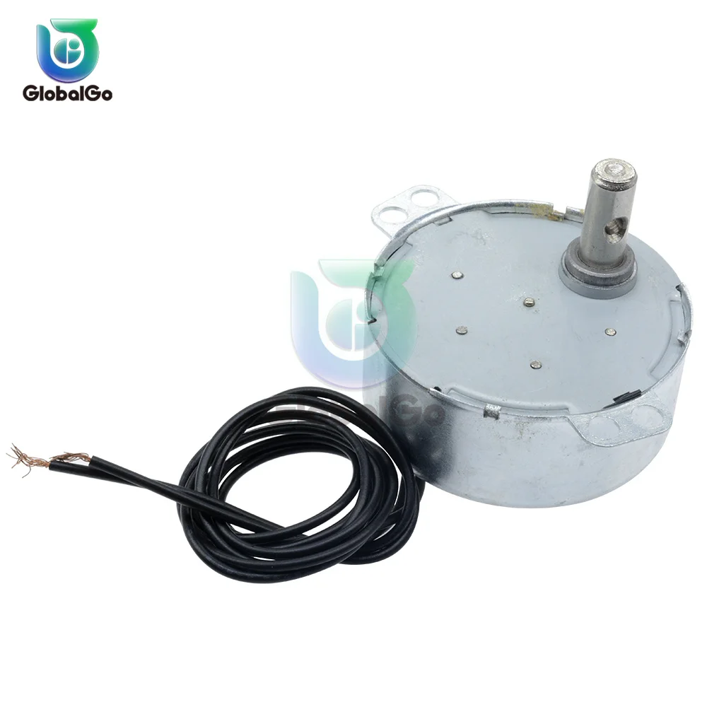 TYC-50 Stable Synchronous Motor AC 220V 50/60Hz 4W 5-6 r/min Torque 4KGF.CM CW/CCW Microwave Turntable for Electric Fan