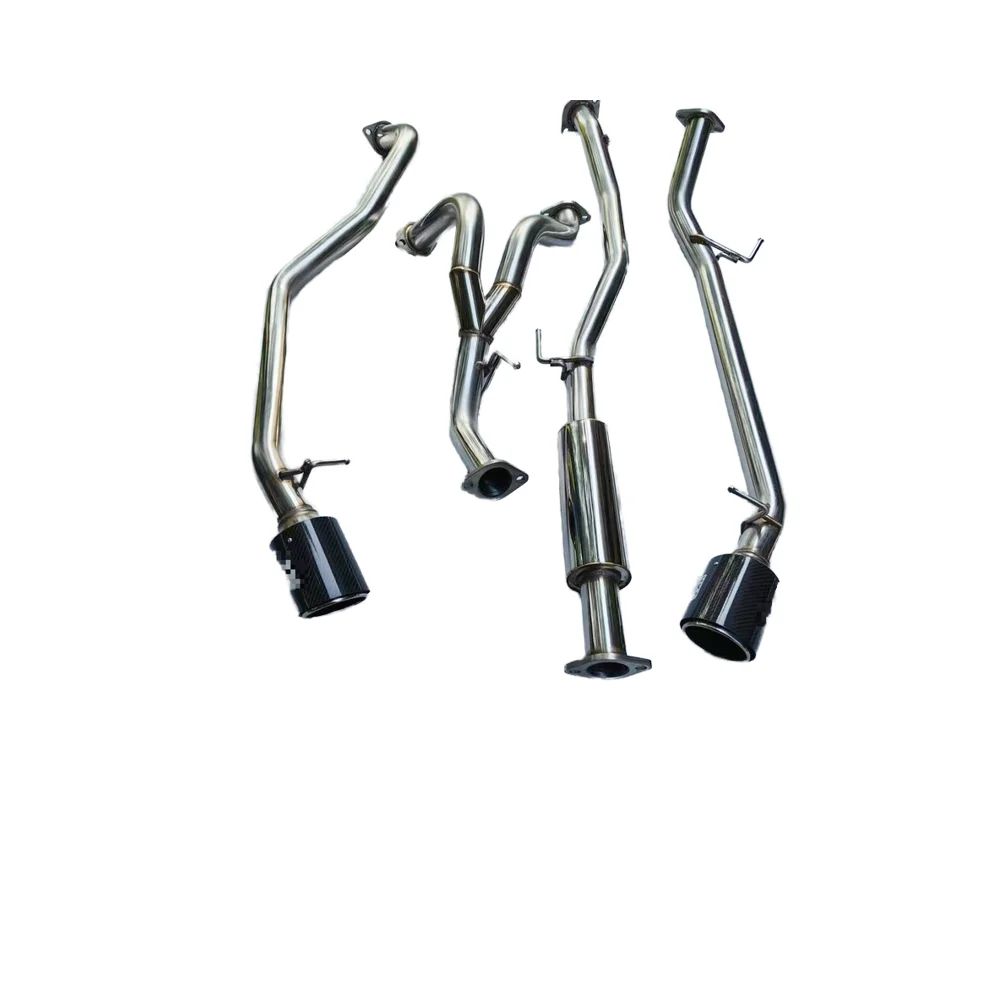 

Double Outlet Stainless Steel Exhaust Downpipe For 2023 Ford Ranger Raptor Next-Gen