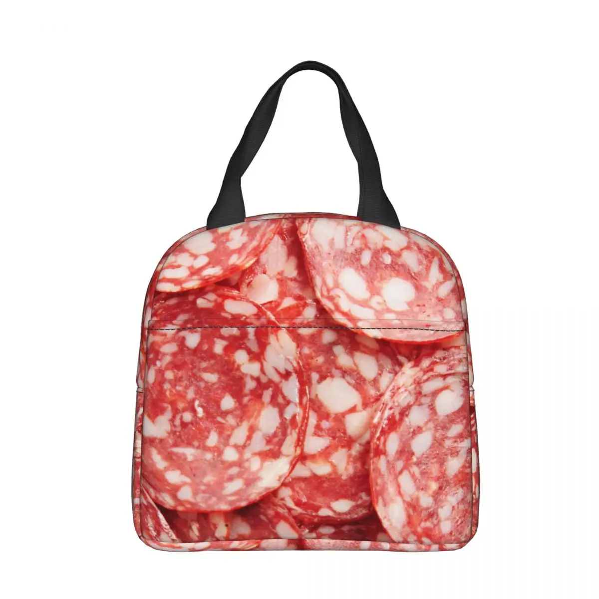 Sausage Background Insulated Lunch Bags Cooler Bag Lunch Container Portable Tote Lunch Box for Men Women Work Picnic