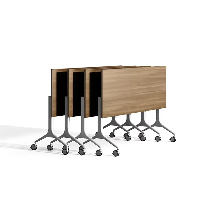 Office Furniture Eco-Friendly Adjustable Storage Modular Wall Mount Wooden Modern Durable Foldable Training Table for Meeting