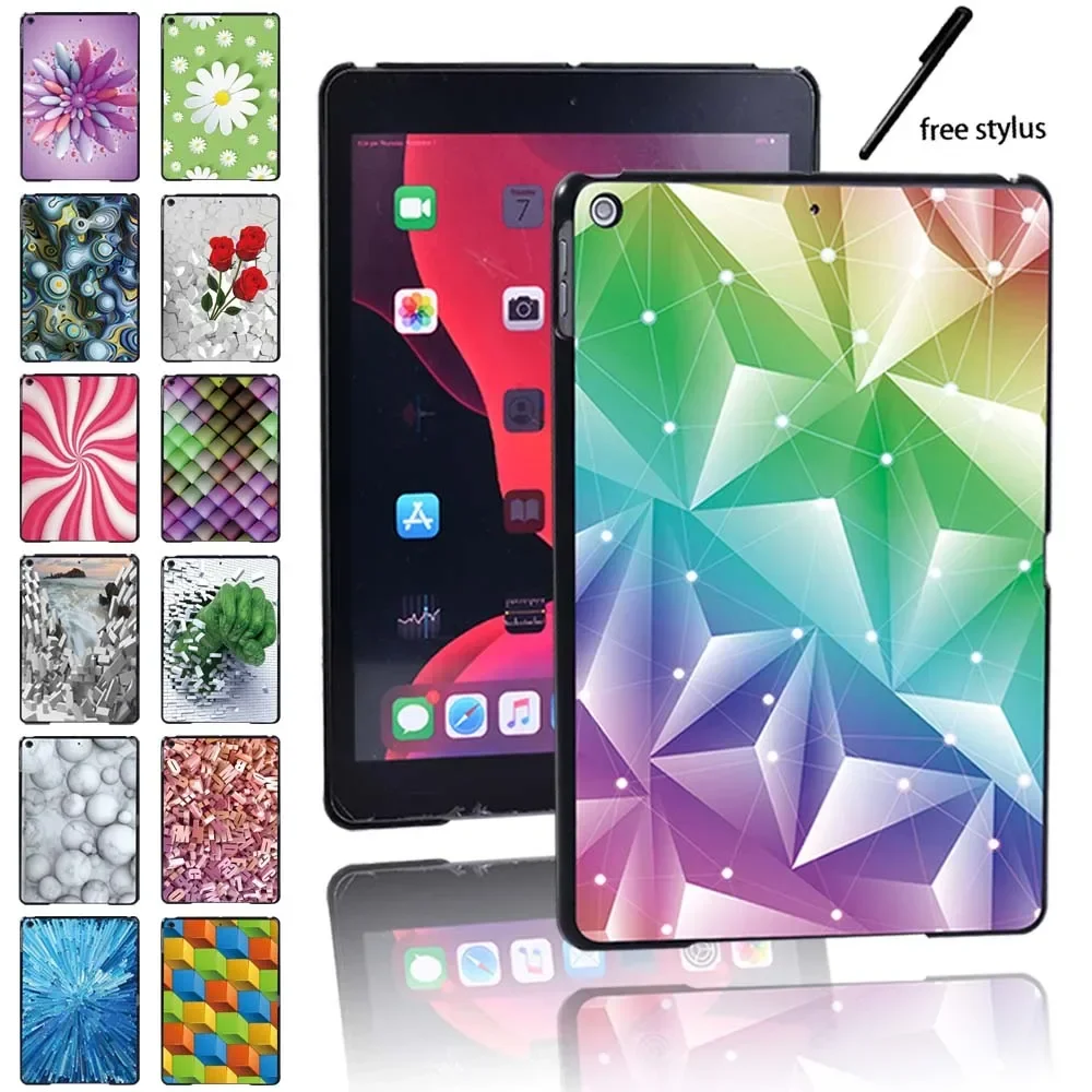 Tablet Case for Apple IPad 8/5/6/7/4/3/2/IPad Mini 4/5/1/3/2/iPad Pro 11/Pro 9.7/Pro 10.5/IPad Air 1/2/3 New Cover Case + Stylus