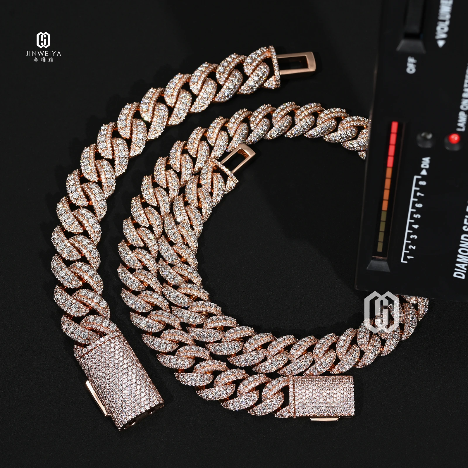 Pointer .18mm Yükseltilmiş Küb - Moissanite Cuban Link Chain Iced Out incelemesi ve fiyatı