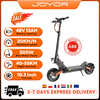 Joyor S5 Abe Certified Electric Scooter 500W Motor 48V 13Ah Battery 20 Km/H Speed 55Km Range E-Scooters for Adults