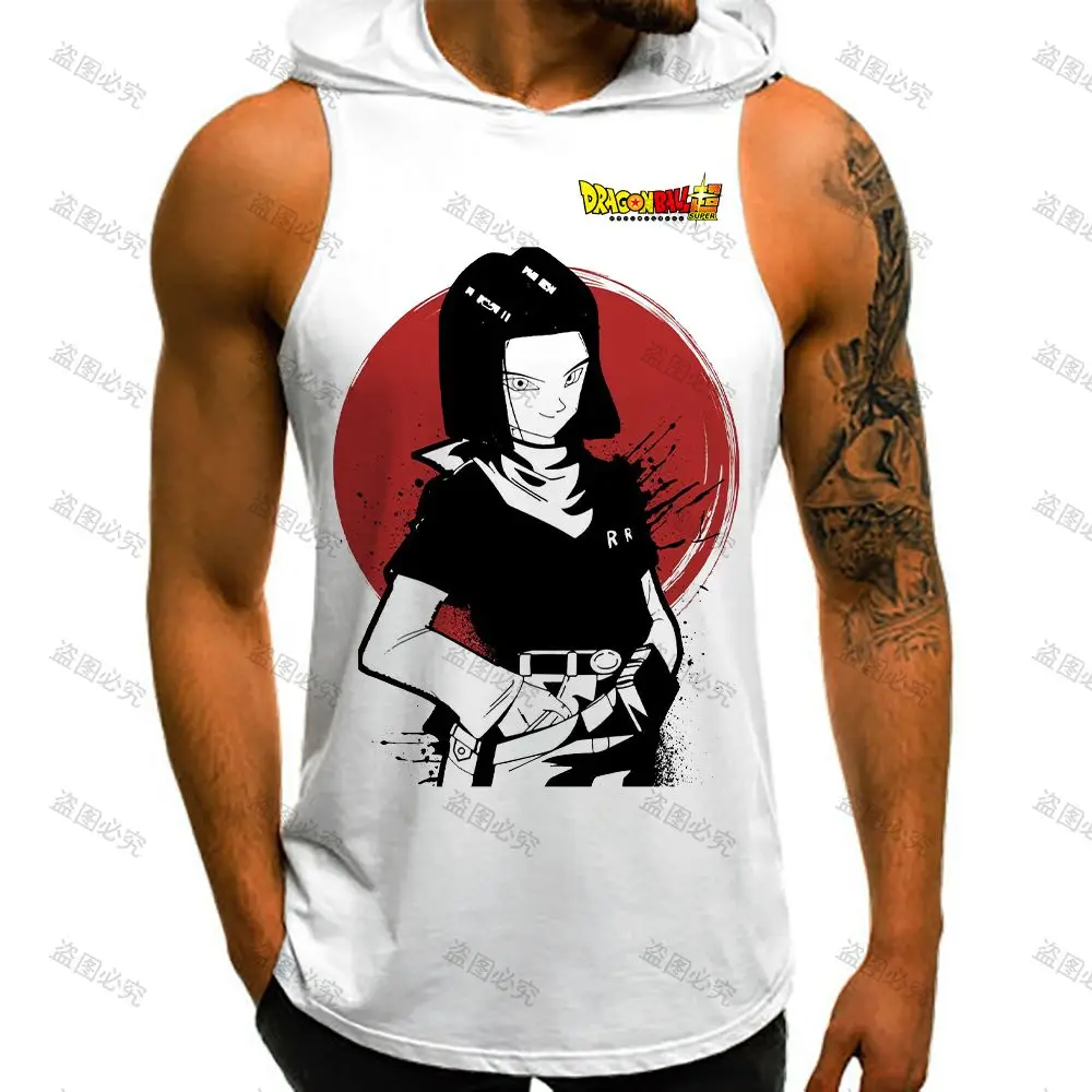 Y2k Clothes Hooded T-shirt High Street Dragon Ball Z Custom Tank Top Men Sexys Man Men's Singlet Super Saiyan Harajuku Style New - Image 5