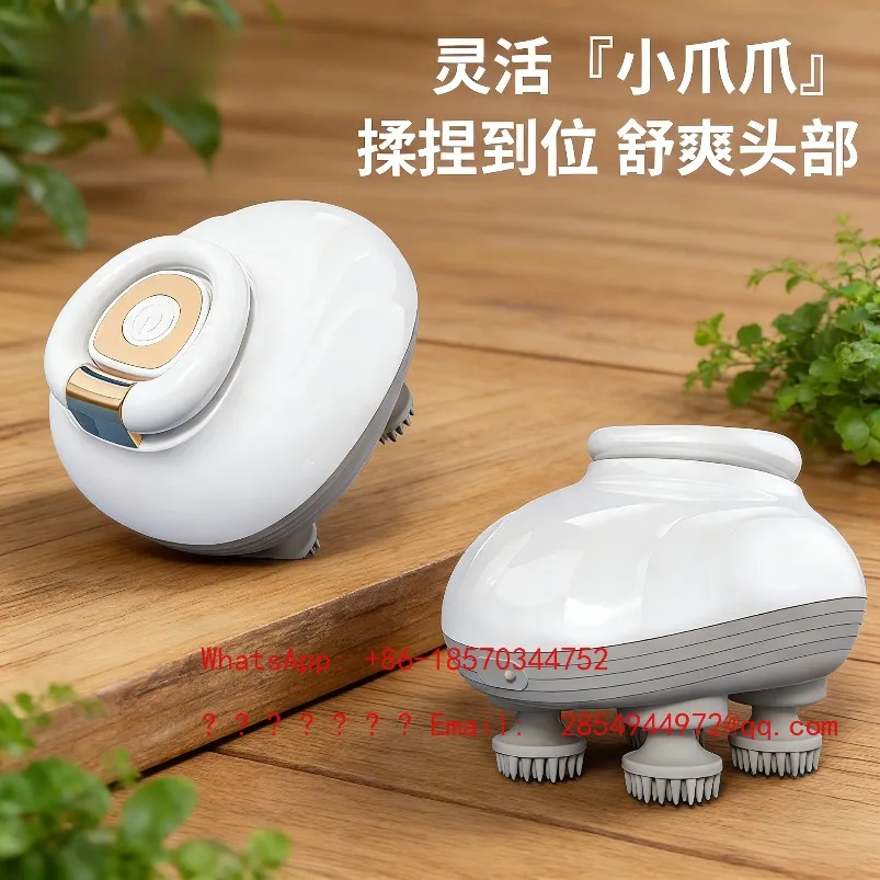 

The Head Massager Is Charged, and It Is Fully Automatic To Press The Head Grab Artifact To Relieve Headaches and Headaches.