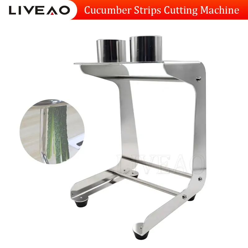 Popular Sushi Store Cucumber Cutting Machine Manual Stainless Steel Vegetables Cut Strip Machine