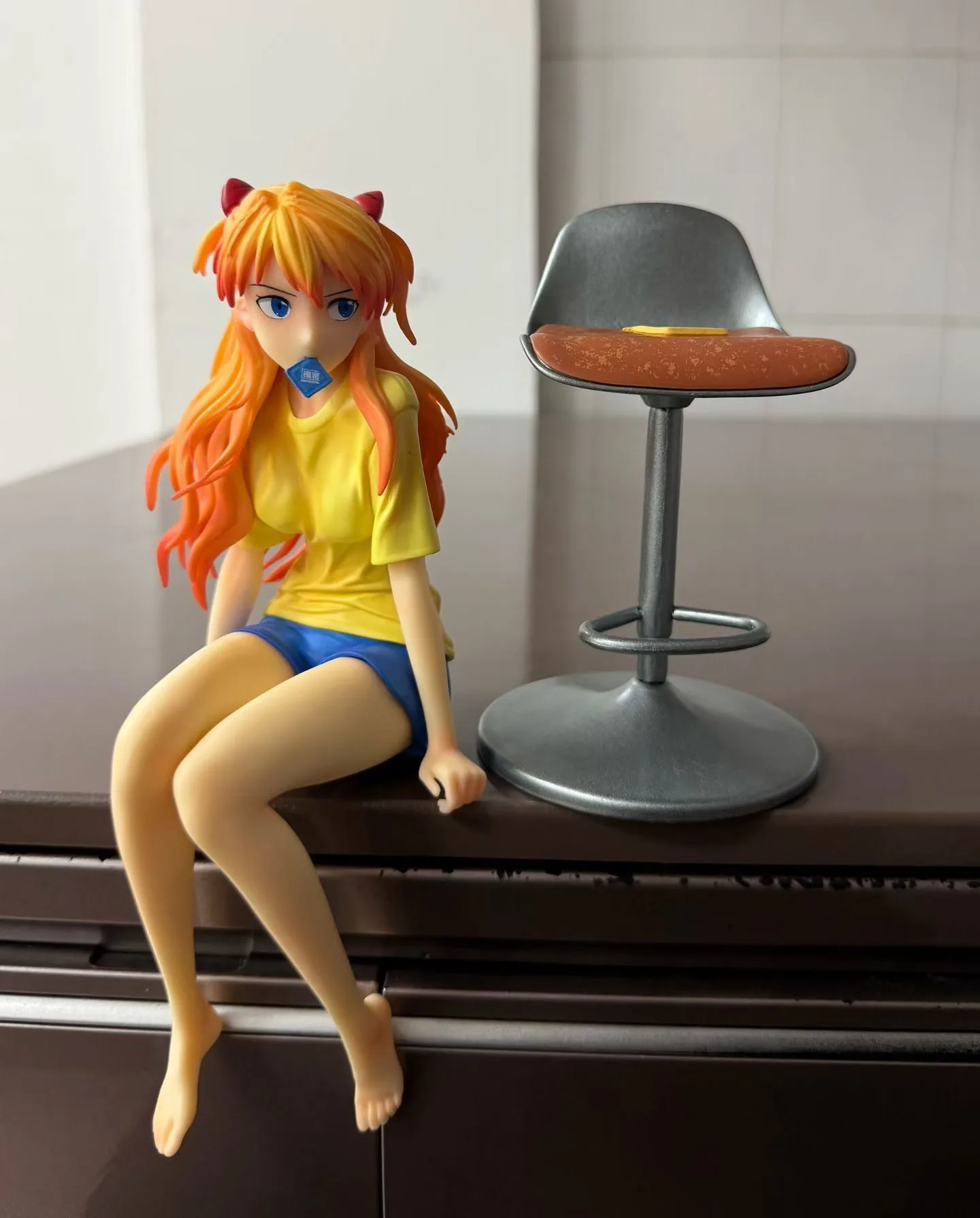 Asuka Langley Soryu Gk Anime Figuur Desktop Decor Verjaardagscadeau Collectible Toy Model Trendy Computerkast Ornamenten Aanwezig