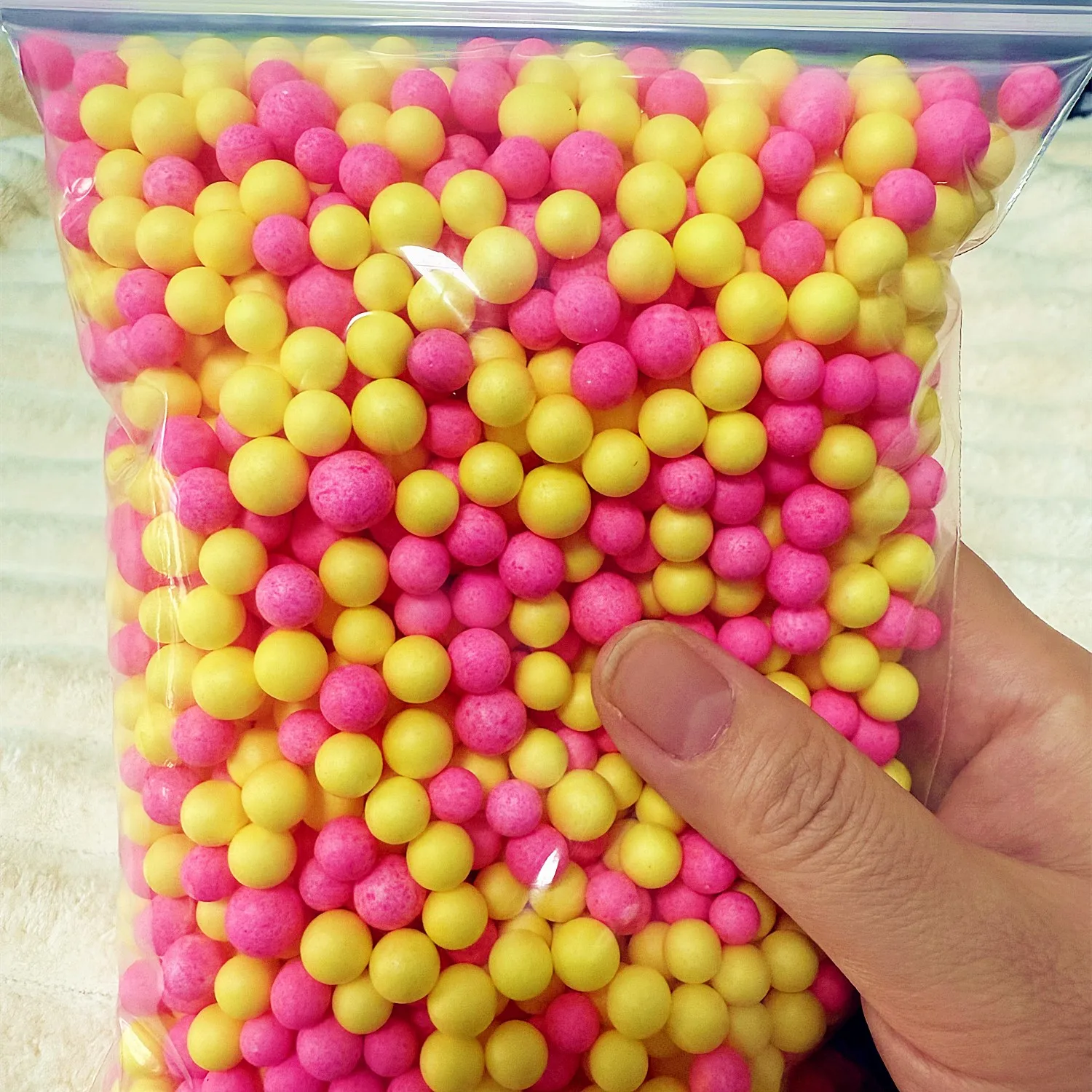 13 g/saco 6-8mm contas de espuma pastel mini bolas de espuma redondas coloridas garrafa de cristal decoração travesseiro/sofá enchimento bola de isopor