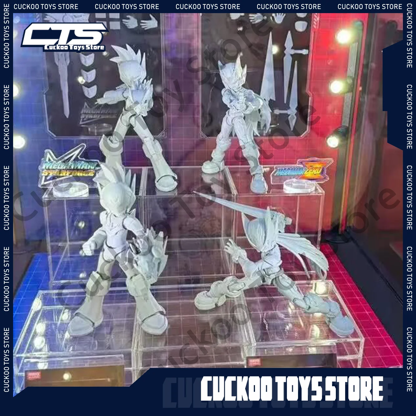 New Arrivals Blokees Mega Man Champion Class - Zero (Mega Man Zero) Shooting Star Mega Man Assembled Action Figure Model