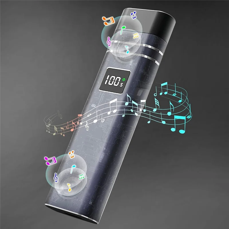 ABKI-Bluetooth 5.3 Костный динамик-подушка, динамик под подушку со светодиодным дисплеем, стереозвук Машина с белым шумом