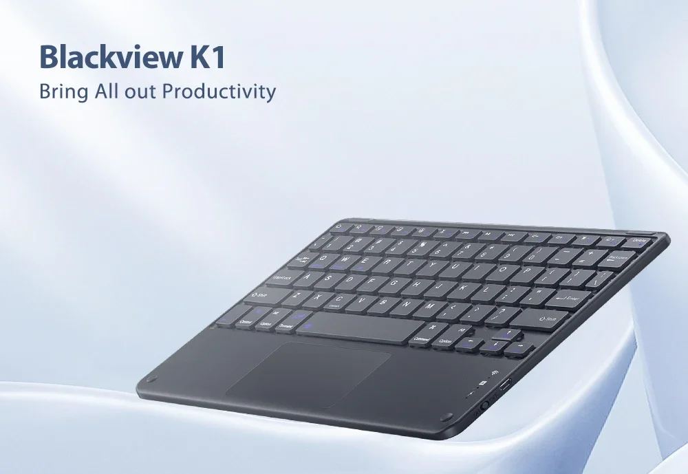 Blackview K1 Bluetooth Portable Wireless Keyboard for Tablet Android IOS Windows Blackview MEGA 8 Tab 9 Tab 16 Neo 10 tablet