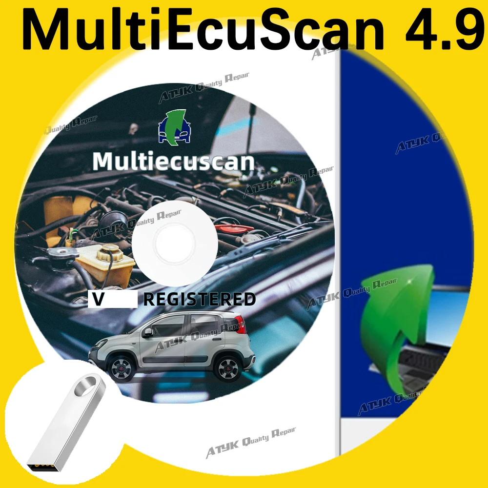 Multi ECU Scan 4.9 Diagnostic equipment Auto data base multiecuscan diagnostics for cars Auto Repair Code reader obd2 scanner