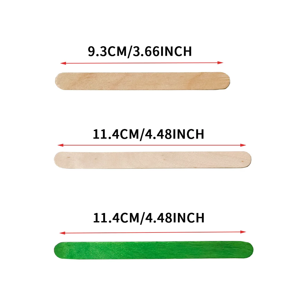 ไม้แท่งสำหรับงาน DIY 50/100 ชิ้น วัสดุก่อสร้างบ้านจำลอง ไม้ธรรมชาติ สำหรับงานฝีมือและเครื่องมือคนผสม