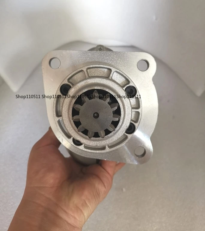 12V 11-Tooth Starter Motor, Compatible with S550 Skid Steer Loader, Replace Part 7283321 7283C321-0, Engine Repair Accessory