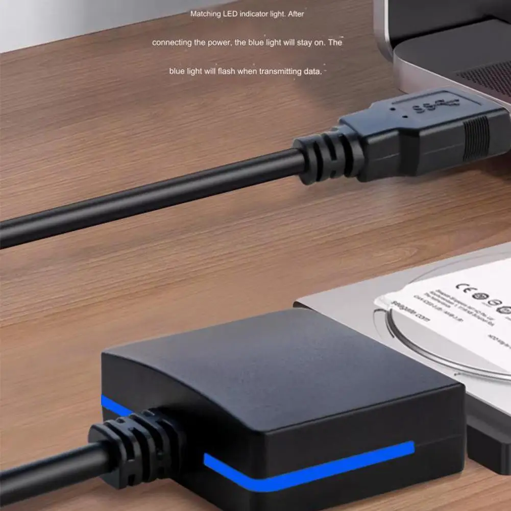 

SATA to USB 3.0 Adapter Sata Cable Up To 5 Gbps Support 2.5 Inch External HDD SSD Hard Drive 22 Pin Sata III Cable