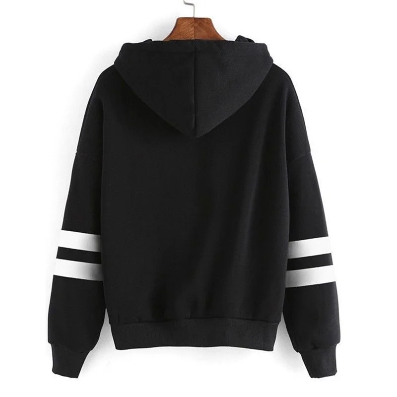 Fashion Women Hoodies Sportwear The Vampire Diaries Printed Women Sweatshirt Casual Long Sleeve Fleece Pullover Sweater Tops