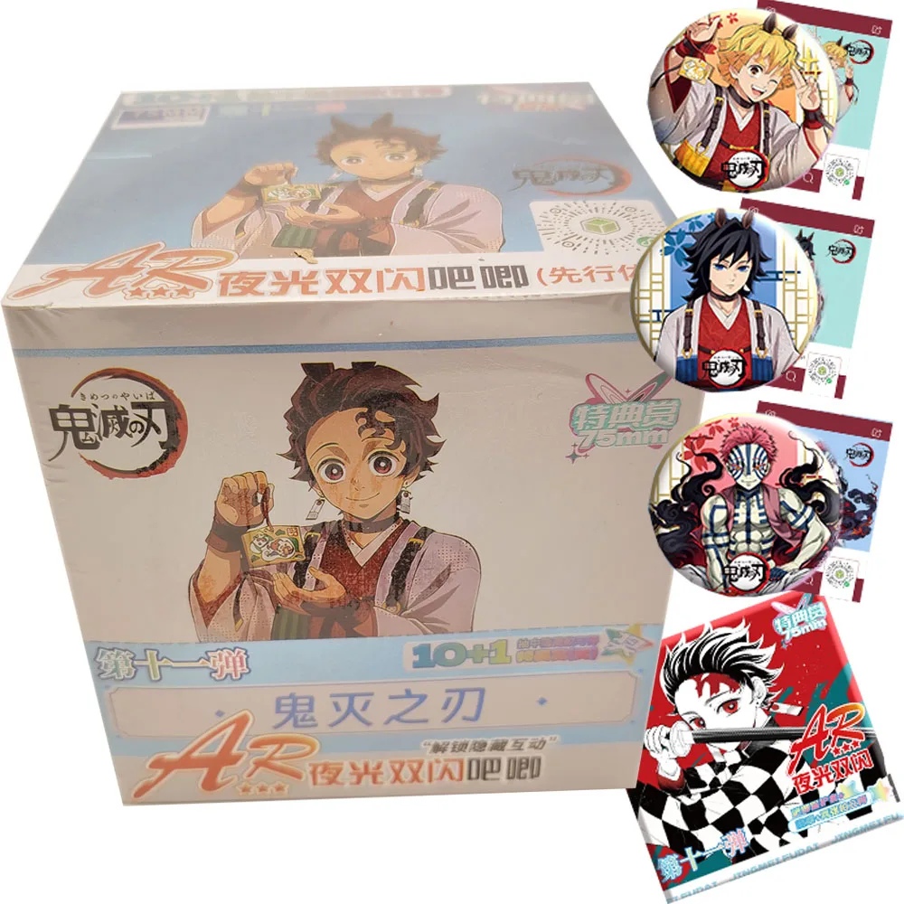 

Hot-blooded Anime Demon Slayer Exquisite Craftsmanship Badge Highly Beloved HD Painting Character Fashion Transparent Card Gifts