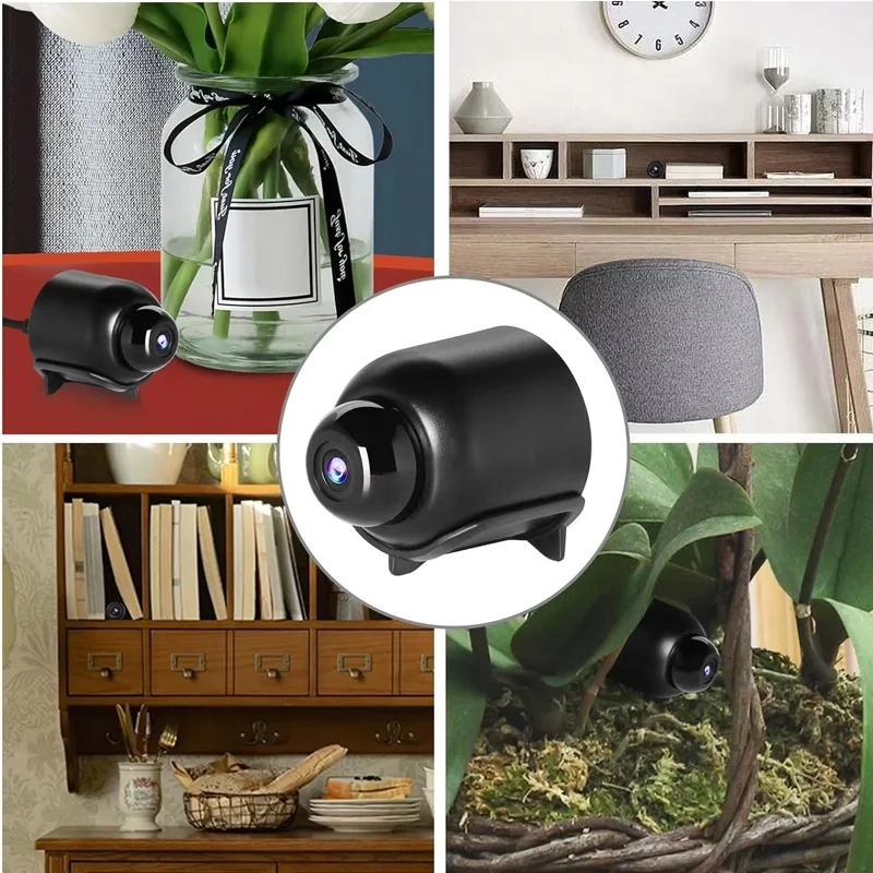 1080P HD كاميرا واي فاي صغيرة سلامة داخلية مراقبة الأمن مراقبة الطفل للرؤية الليلية كاميرا IP كاميرا مسجل فيديو الصوت