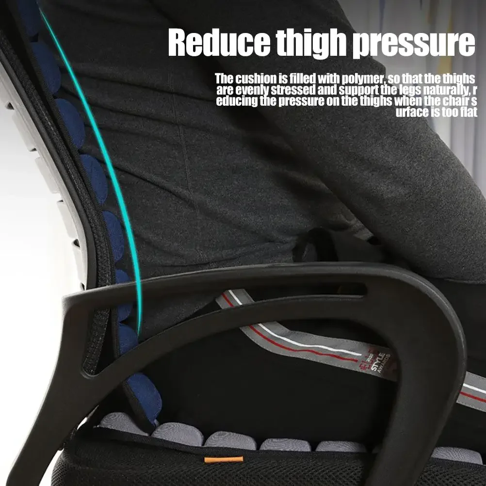 3D Air Cushion for Office Chair Car Seat Air Seat Cushion Back Cushion for Relieving Back Sciatica Tailbone Pain Seat Pad