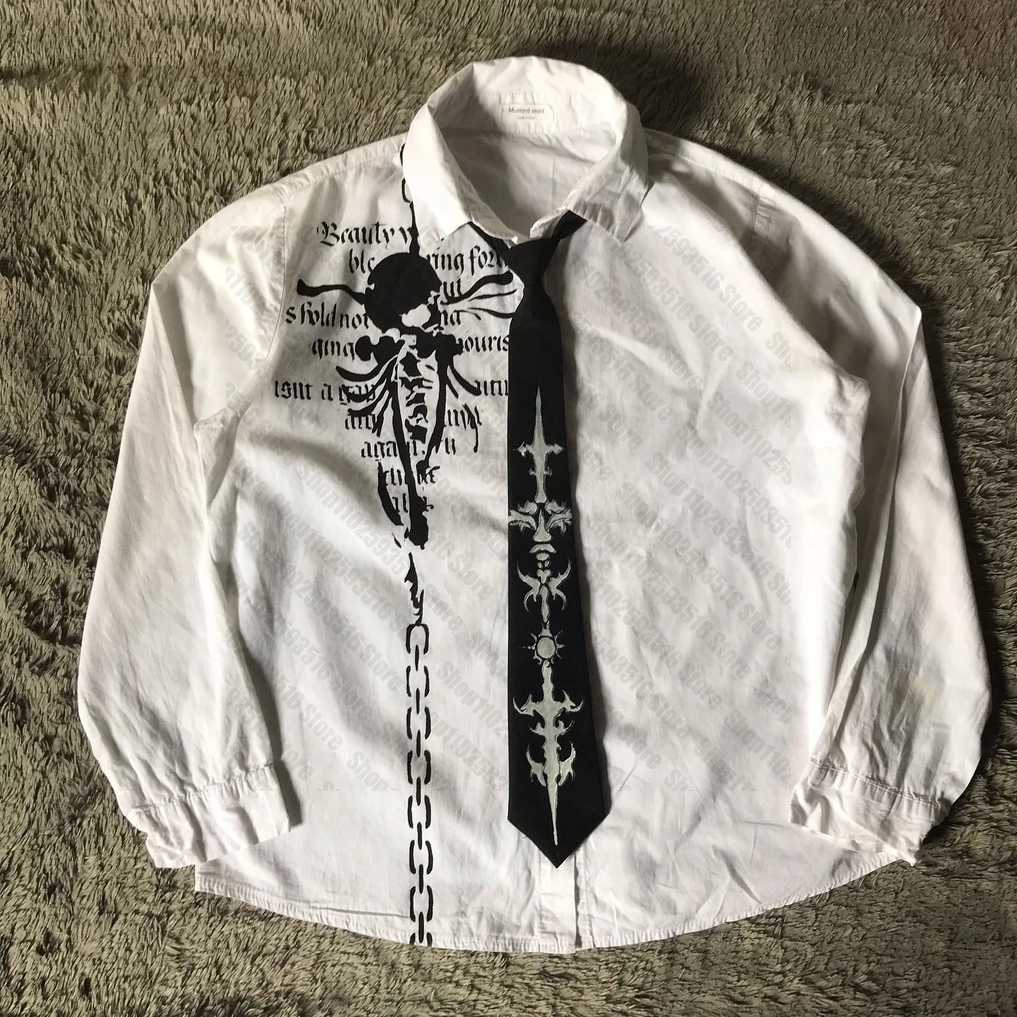 Blusa de mujer de manga larga Emo blusas de mujer Фут uudonces Y2k ropa camisas y blusas Harajuku moda Anime estampado ropa Vintage