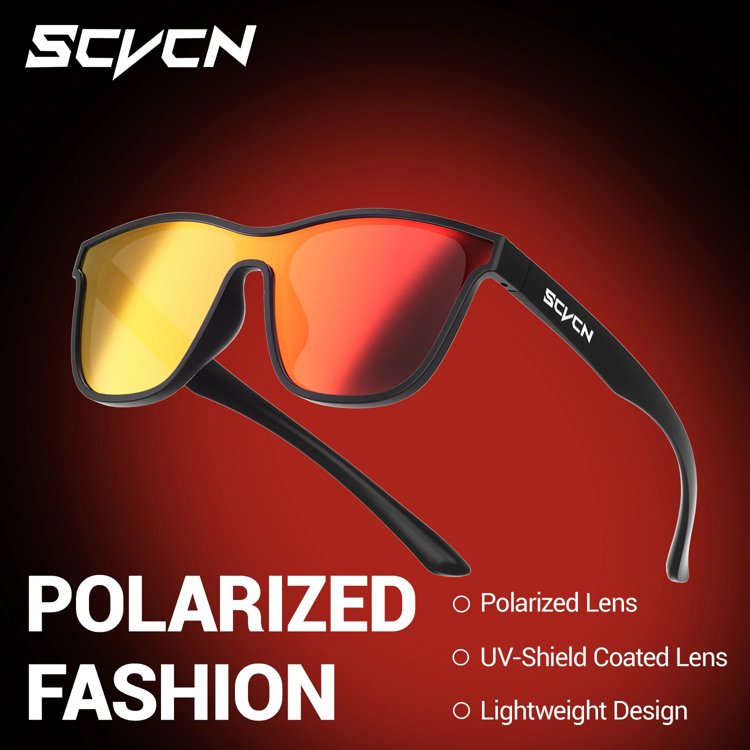 

SCVCN Polarized Fishing Glasses Sports Sunglasses Women UV400 MTB Bike Bicycle Cycling Glasses Men Woman Camping Golf Eyewear