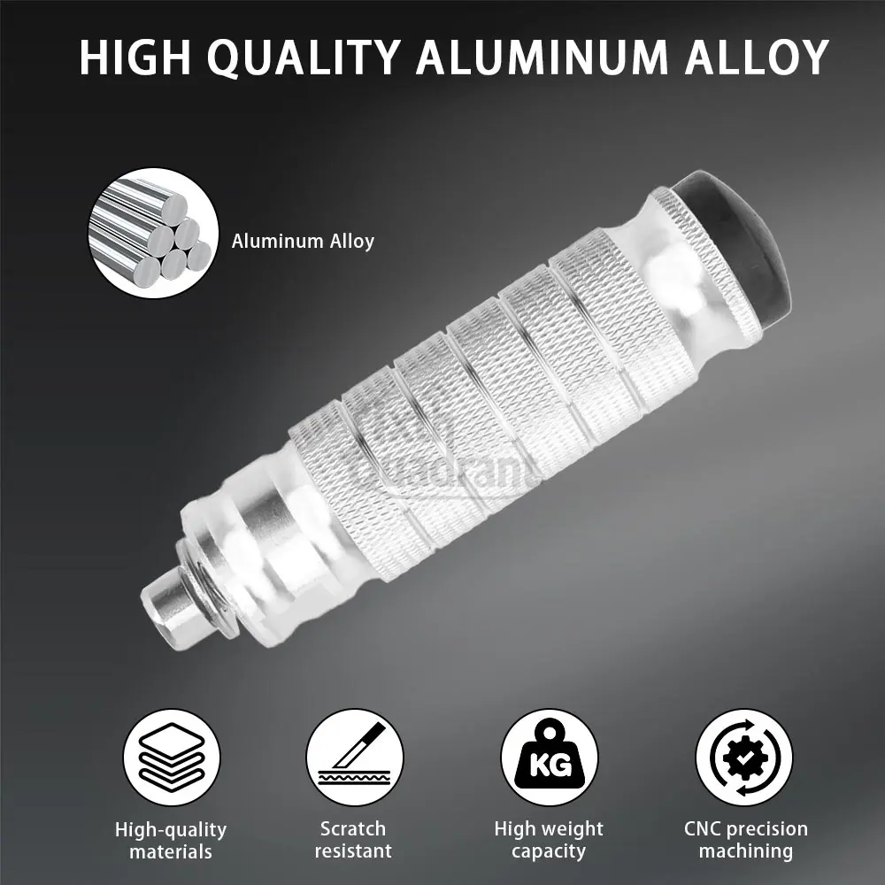 Motorcycle Accessories Universal For M8 Foot Pegs CNC Aluminum Alloy For BMW Honda Kawasaki Ducati Suzuki Yamaha