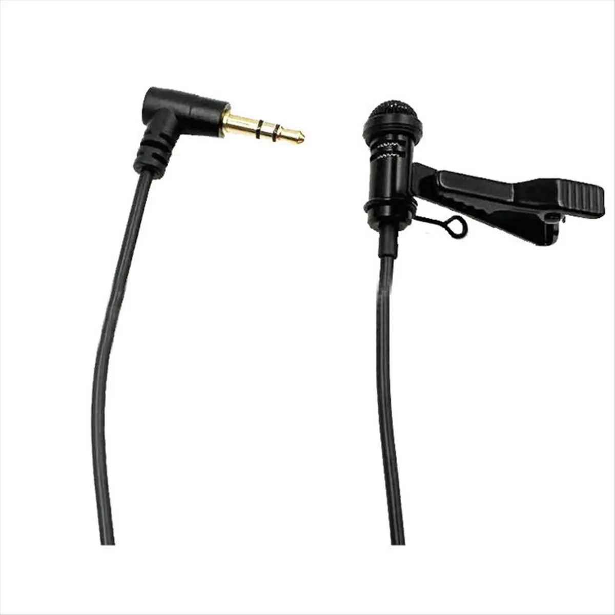 【ELEVATE LIFE】3.5mm Lavalier Microphone Lavalier Mic Clip-on External Buttonhole Microphones for Microphone 1.5M