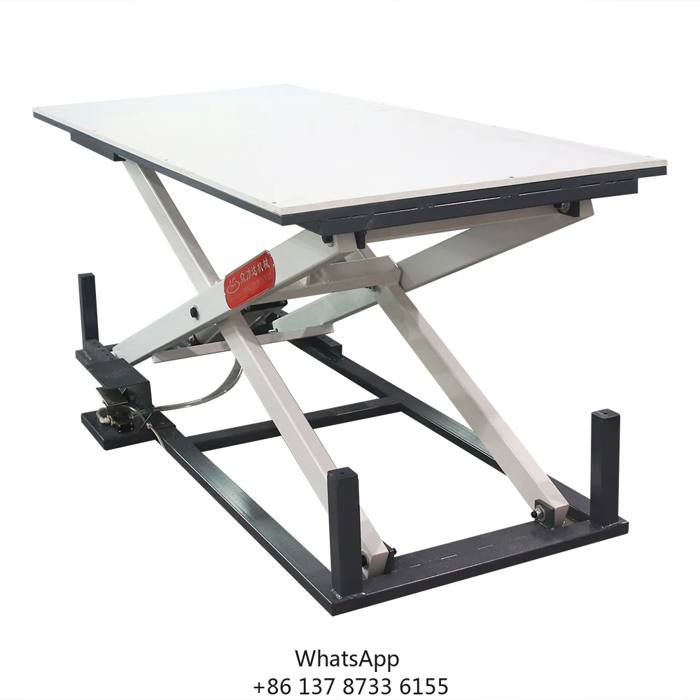 High Quality Pneumatic Scissor Lifting Table For Sofa Production Factory Direct Worktable For Home Product Making Machinery