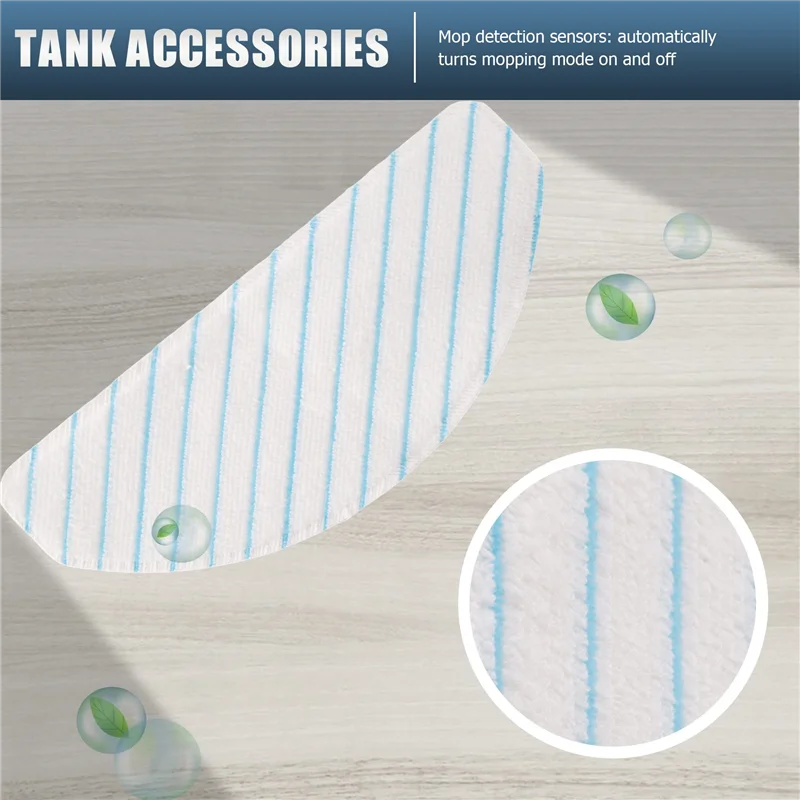 

BAAY Water Tank Mopping System With Scrubbing Feature For Deebot T9 Power T9 Max Robot Vacuum Cleaner Parts White