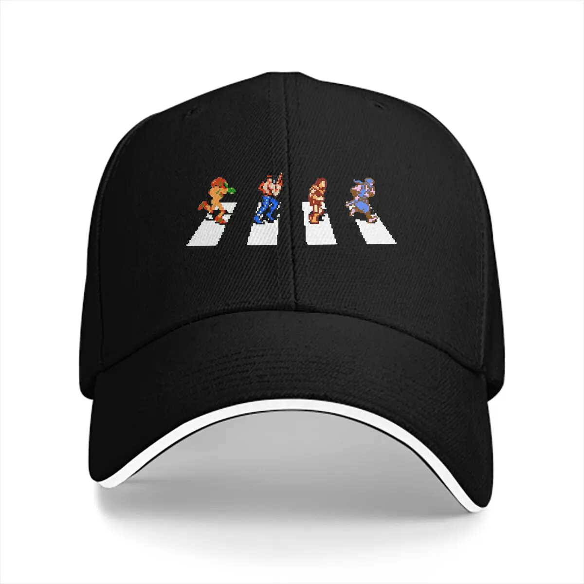 8-Bit Road Baseball Cap Men Hats Visor Protection Snapback Metroid Game Gifts Caps