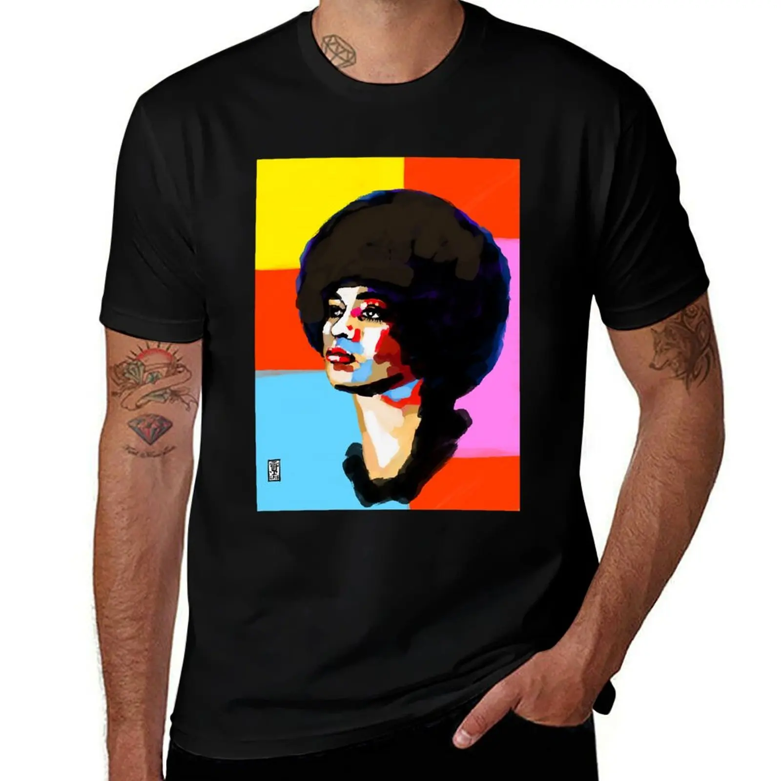

If Angela Davis Is So Bad Why Don't Statistics Show It T-Shirt man t shirts for men graphic t shirts for man T-Shirt
