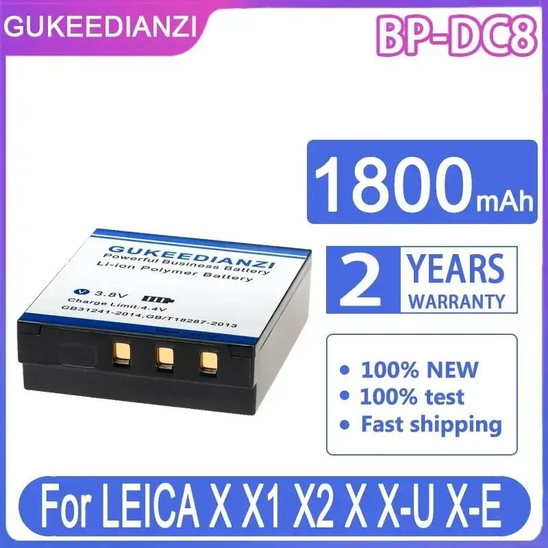 Durable BP-DC8 Camera Battery For Leica X Vario X1 X2 X Typ1